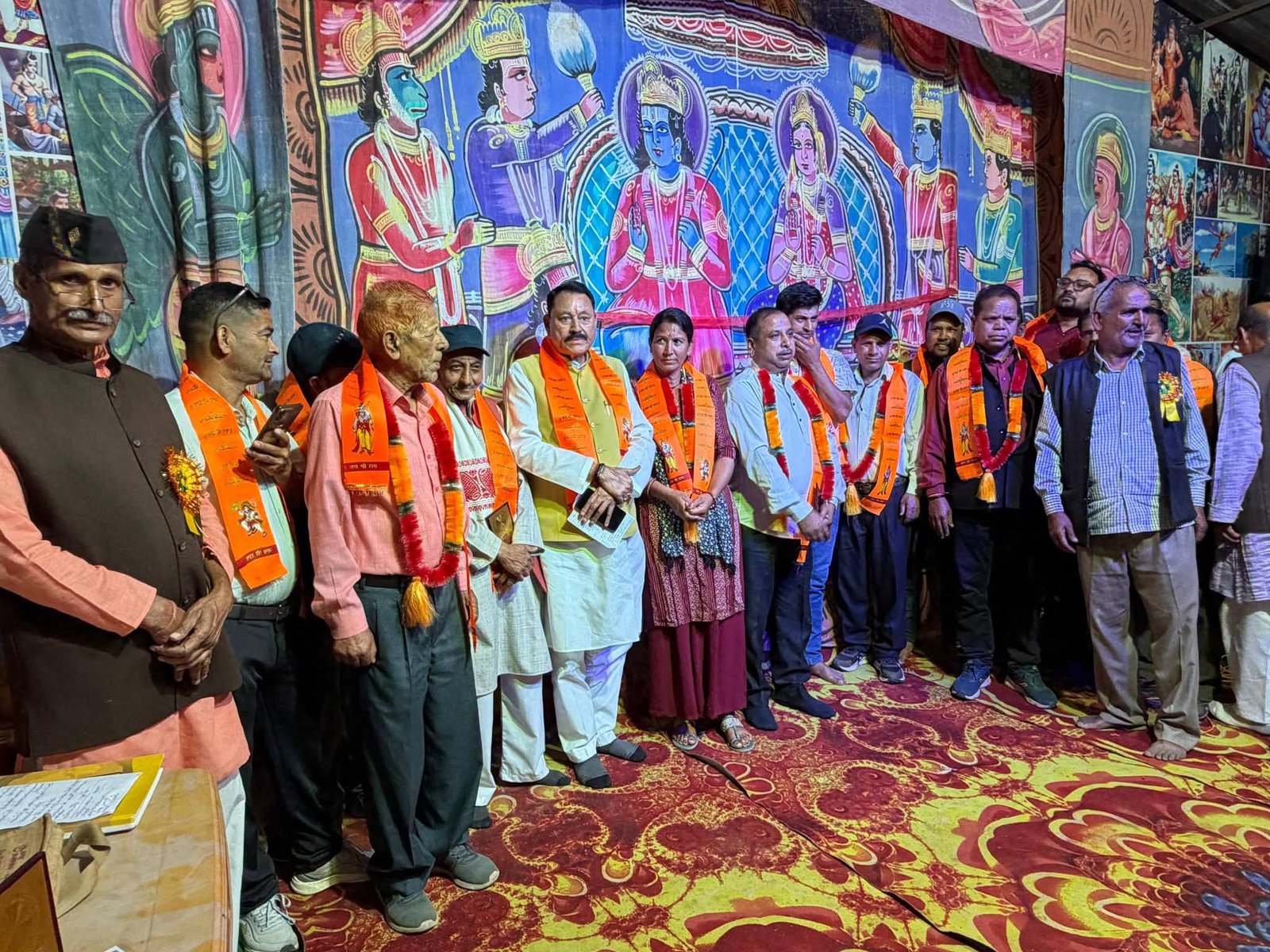 ग्राम डंगला में रामलीला मंचन कार्यक्रम का आयोजन, क्षेत्र के विकास एवं सांस्कृतिक संरक्षण पर हुई चर्चा