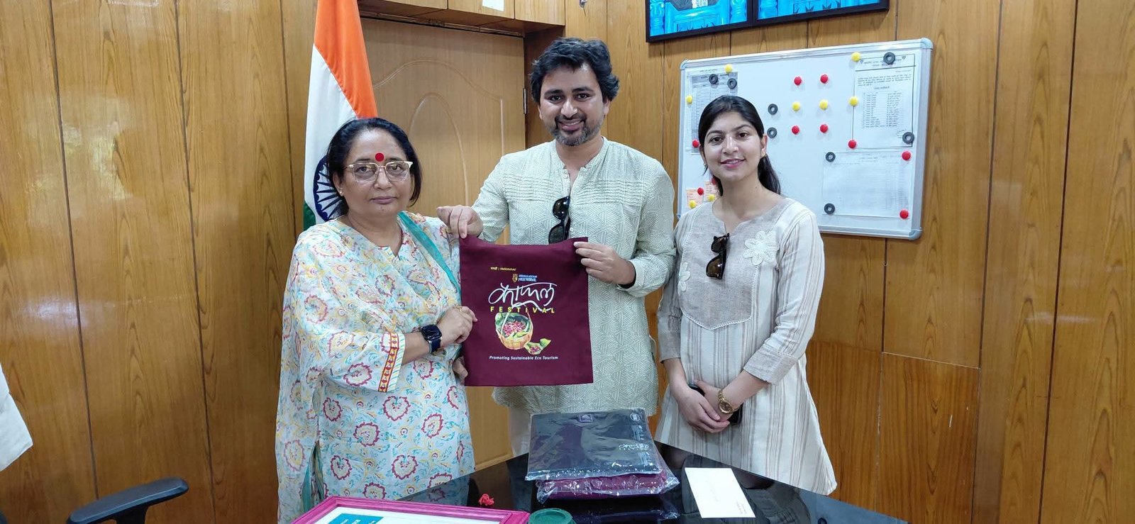 उत्तराखंड विधानसभा अध्यक्ष से पांडवास बैंड की शिष्टाचार भेंट, काफल फेस्टिवल को मिला समर्थन