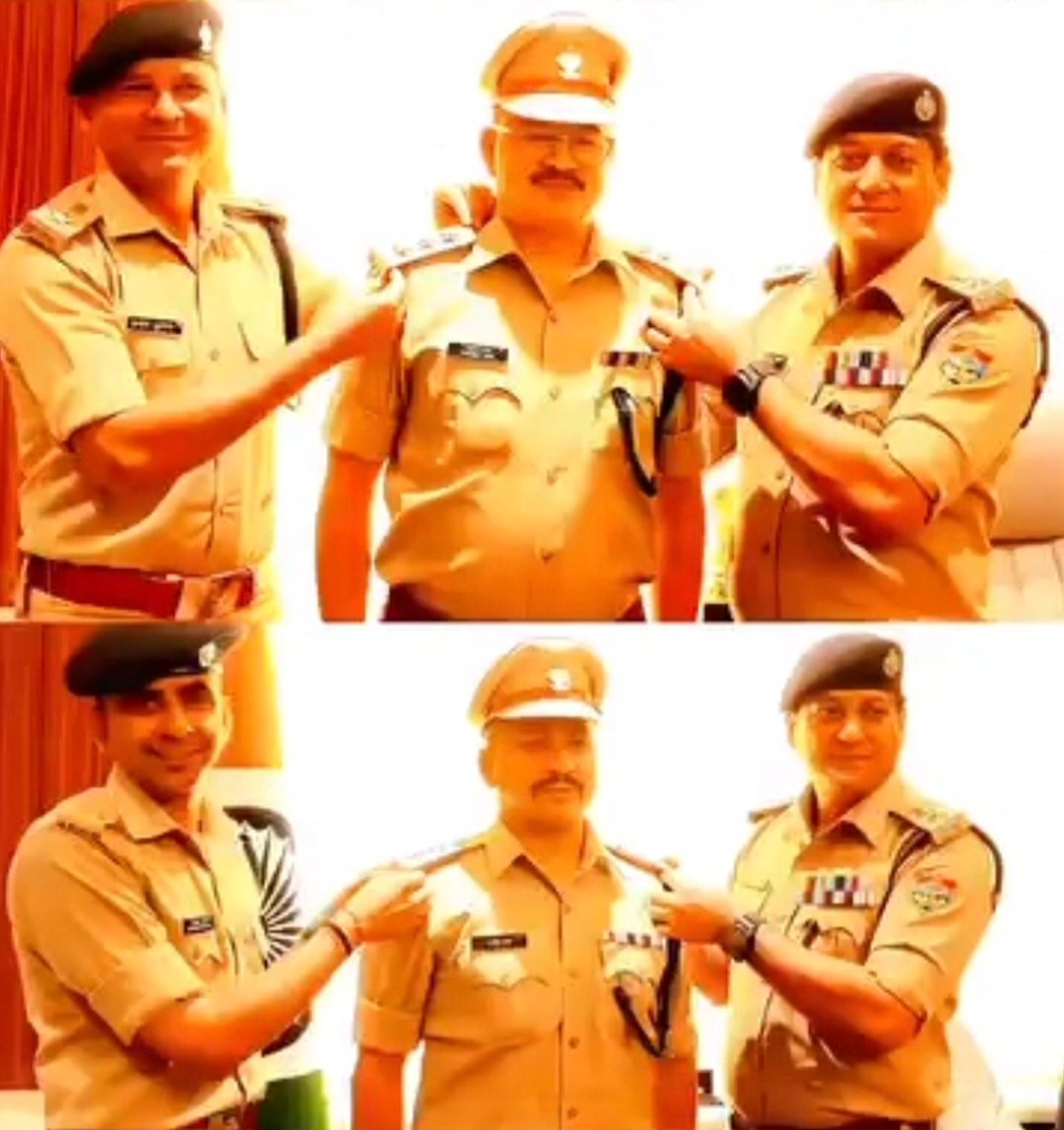 मेहनत, लगन और कर्तव्यनिष्ठा का मिला सम्मान, दो निरीक्षक बने पुलिस उपाधीक्षक
