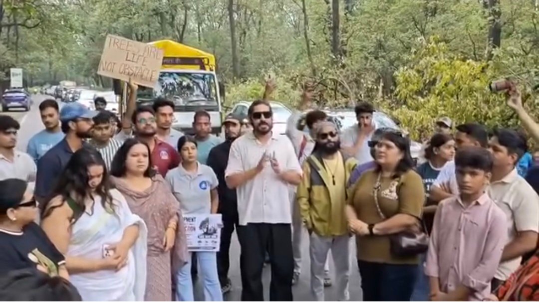 सात मोड़ पर जंगल कटान के विरोध में उमड़ा जनसैलाब, पर्यावरण संरक्षण की उठी मांग
