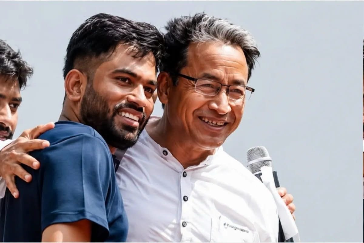 धर्मेंद्र प्रधान के इस्तीफे तक जारी रहेगा शांतिपूर्ण प्रदर्शन: सोनम वांगचुक की भूख हड़ताल खत्म होने के बाद अभिजीत दीपके का ऐलान