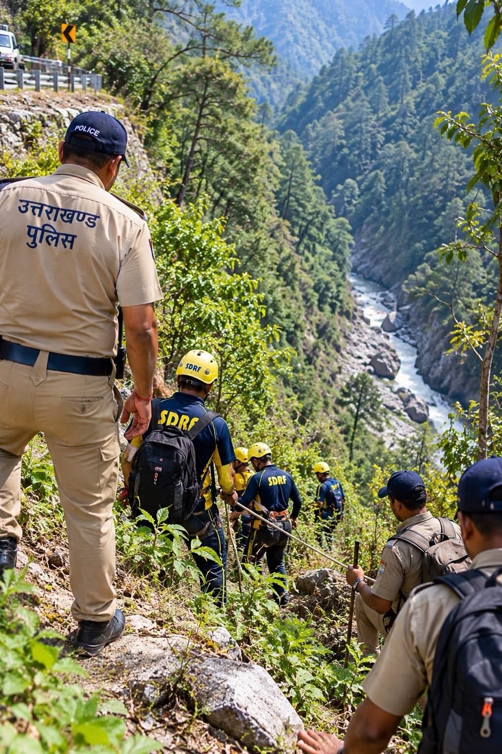 रुद्रप्रयाग में बड़ा हादसा: गहरी खाई में गिरा 35 वर्षीय युवक, रातभर तलाश के बाद भी नहीं मिला सुराग