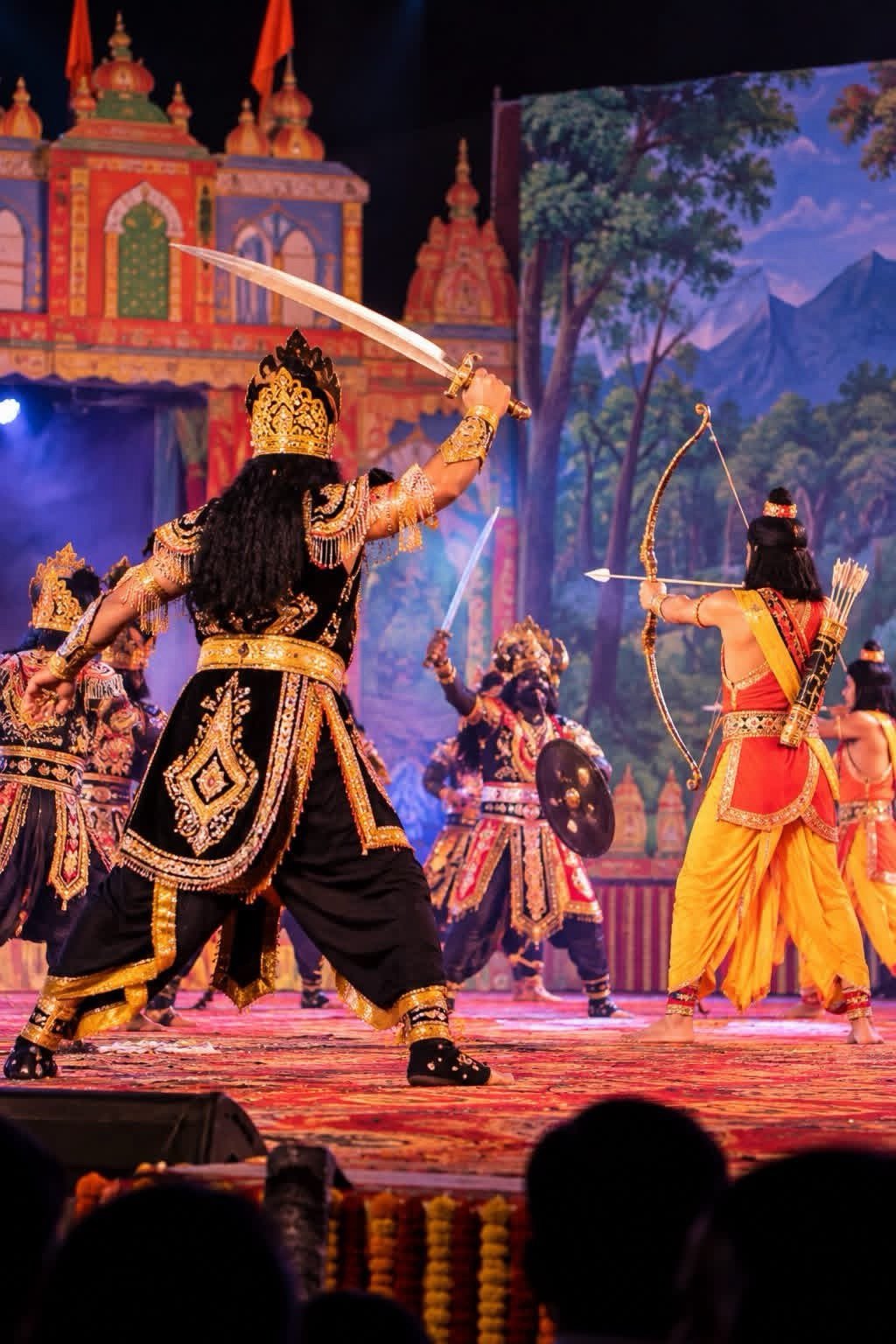 रामलीला के रण में हादसा: तलवार लगने से खर का किरदार निभा रहे युवक घायल